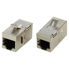 LANケーブル延長 シールド有 CAT6A/CAT6/CAT5e　パネルマウント　JJアダプタ（中継用ジャック）