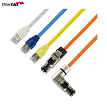 CC-Link IE, EtherCAT対応 CAT5e STP (単線・より線・二重シールド) 自由長 LANケーブル