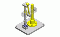 No.000061 Oリングを使用した部品保持機構