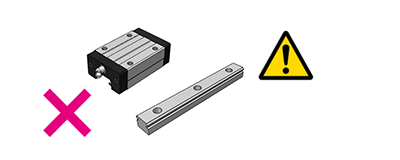 ブロックおよびレールの単品購入はできません。